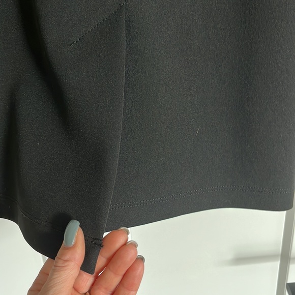 ASOS Brand Strapless Scuba Peplum Dress. - Picture 5 of 6